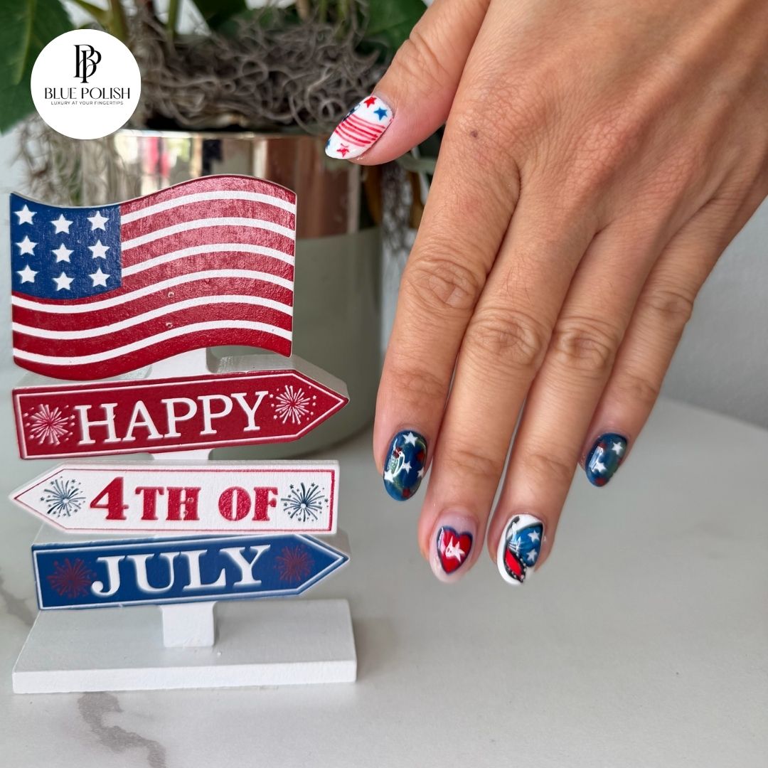 Blue Polish Nail Spa